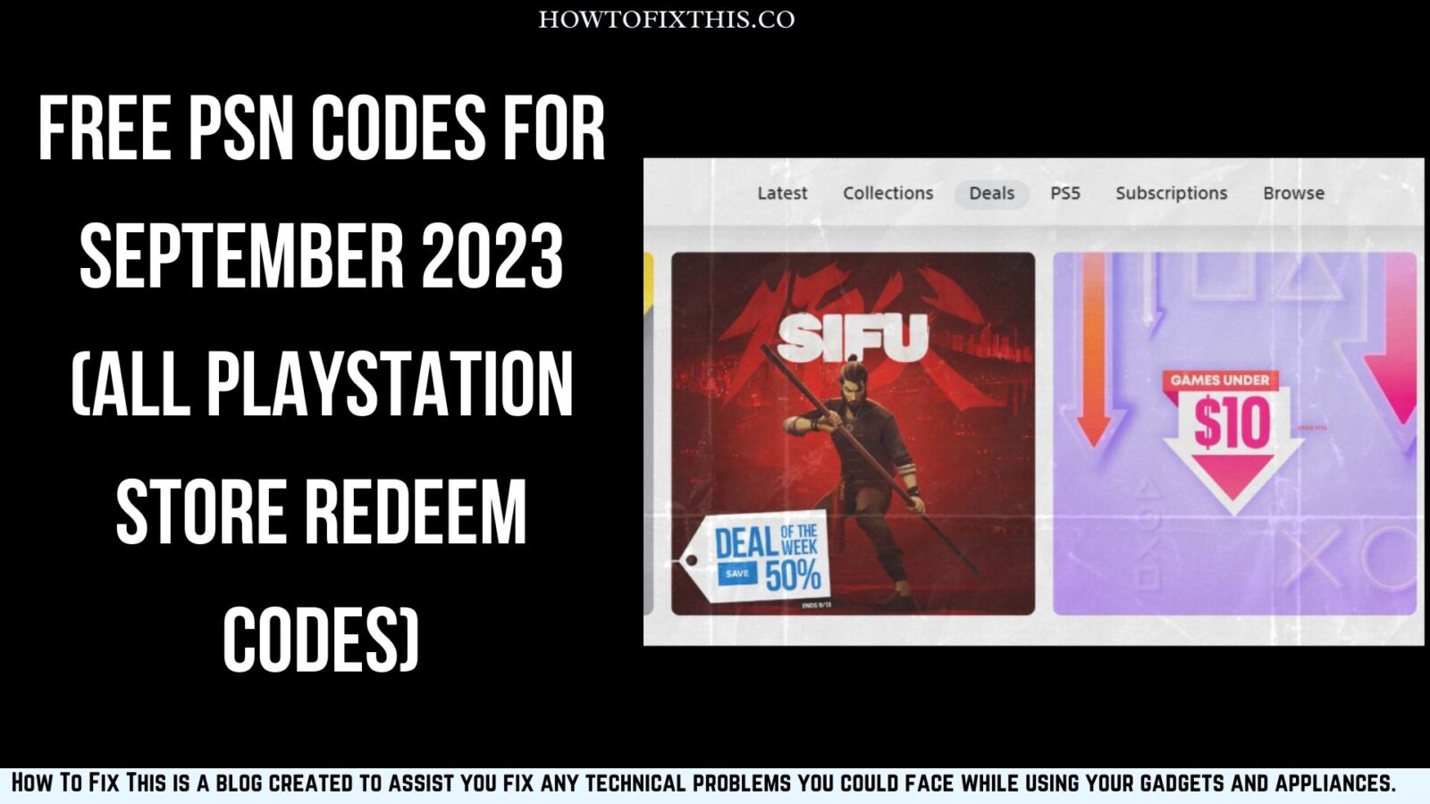 Free PSN Codes for September 2023 (All PlayStation Store Redeem Codes)